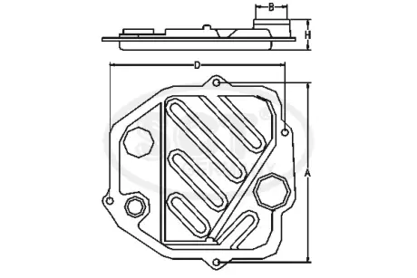 Фильтр АКПП AQ160, _AQ250_VW_Passat_ (13 -), _ Jetta, _Golf / Skoda_Octavia_ (13-17) (SG1 Mannol - SCT SG1724