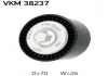 Ролик паразитный BMW 1/3 / X1 / X3 / Z4 "1,6 / 2,0L" 01 >> SKF VKM38237 (фото 2)