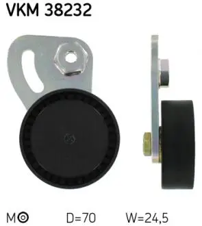 Ролик натяжний BMW 3/5/7 "1,6 / 2,5L" 95-04 SKF VKM38232 (фото 1)