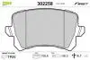 Тормозные колодки дисковые VAG A6 / Q3 / Passat / Sharan / Tiguan &quot;1,4-3,6&quot; R &quot;05-18 Valeo 302258 (фото 1)