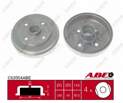Гальмівний барабан ABE C62054ABE