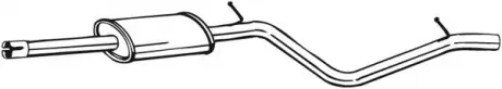 Центр. глушитель, выхлопная сист. BOSAL 284395