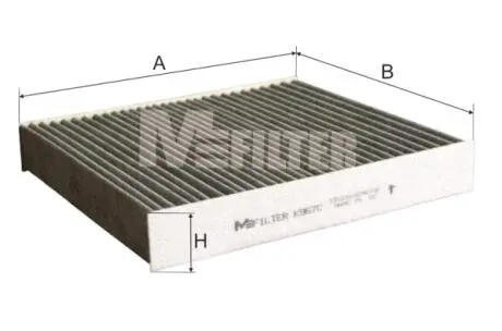 Фільтр салону вугільний M-FILTER K967C