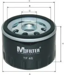 Фильтр масляный M-FILTER TF46