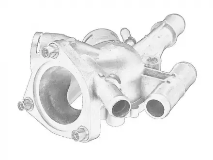Патрубок системи охолодження RENAULT 7700116078