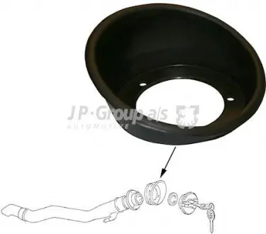 Заливна горловина, паливної бак JP GROUP 1115651102