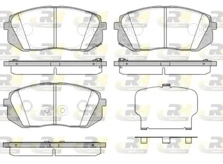Тормозные колодки дисковые ROADHOUSE 21302.52