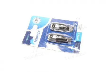 Лампа LED б / ц габарит, задній хід, салон 12 / 24V T15 4SMD Non-polar WHITE 2шт.блістер < PLUS> TEMPEST TMP-19-T15