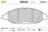 Тормозные колодки дисковые INFINITI / NISSAN Jx / Pathfinder / Murano / QX60 "2,5-3,5" F "12 >> 302321