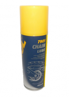 Смазка белая синтетическая для вело / мото цепей MANNOL Chain Lube (аэрозоль), 200мл. Mannol - SCT 7901