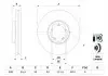 Тормозной диск BOSCH 0986479F46 (фото 1)