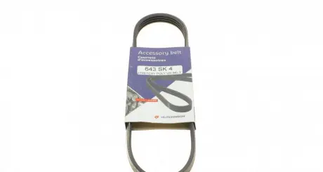 Ремінь генератора HUTCHINSON 643 SK 4 (фото 1)