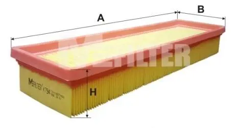 Фильтр воздушный 1.4 16V Citroen C4 04- / Peugeot 206/307 04- M-FILTER K 794
