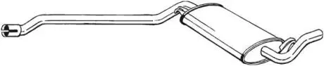 Глушник середня частина AUDI CABRIO 93-98 (283-015) BOSAL 283015