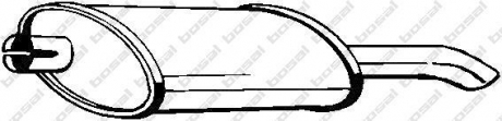 Глушитель задняя часть OPEL ASTRA F 91-96 (185-999) BOSAL 185999