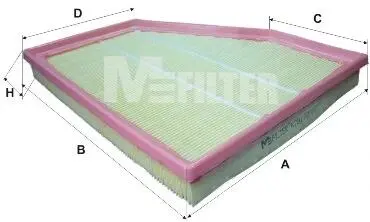 Фильтр воздушный BMW 5 (E60 / 61) 2.0 / 3.5d 04-10 M-FILTER K 791