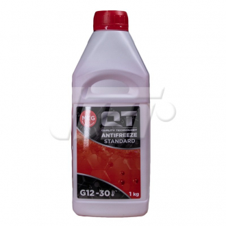 Антифриз QT MEG STANDARD -30 G12 красный 1кг QT-OIL QT551301