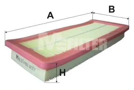 Фільтр повітряний Bipper / Nemo / Qubo 1.4 i 08- M-FILTER K 7051 (фото 1)