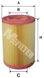 Фильтр воздушный Smart Cabrio / Fortwo 00-07 M-FILTER A 8025