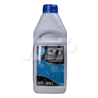 Антифриз QT MEG STANDARD -30 G11 синий 1кг QT-OIL QT553301