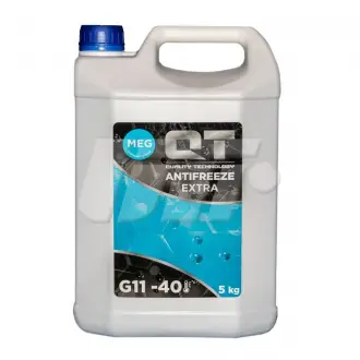 Антифриз QT MEG EXTRA -40 G11 синий 5кг QT-OIL QT563405