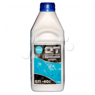 Антифриз QT MEG EXTRA -40 G11 синий 1кг QT-OIL QT563401