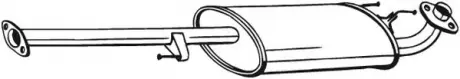 Глушник задня частина LAND CRUISER (282-863) BOSAL 282863