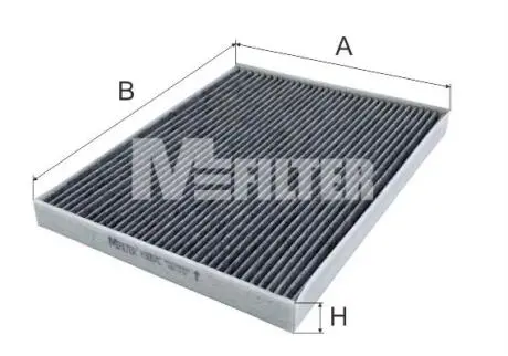 Фильтр салона Fiorino / Nemo 1.3HDi 10- / Combo 12- (угольный) M-FILTER K 9057C