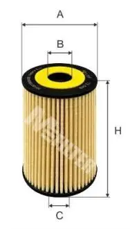 Фильтр масляный (фильтр-патрон) M-FILTER TE649