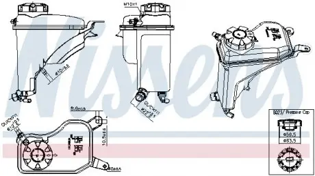 Расширительный бак охлаждения NISSENS 996268