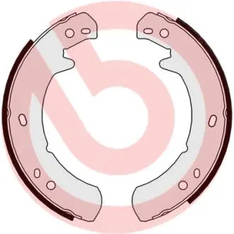 Тормозные колодки барабанные BREMBO S44 507