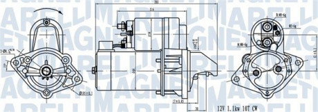 Стартер MAGNETI MARELLI 063720519010