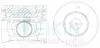 Поршень ДВС 0.50 (4шт.+пальцы) Hyudnai 2.2D (D4EB-F/D4EB-G) Santa Fe (06-) (5160 TEIKIN 51605AG050 (фото 1)