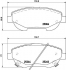 Тормозные колодки TOYOTA Avensis/Verso "F (201012->) "08>> NP1158