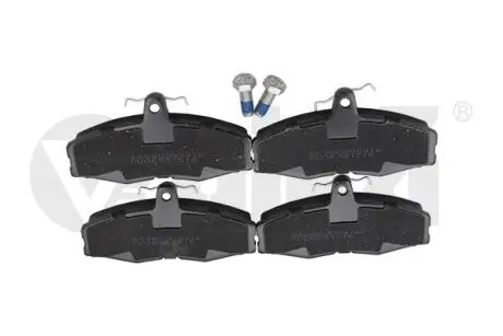Колодки тормозные передние без датчика с болтами VW Caddy (97-01)/Skoda Favorit VIKA 66981695001 (фото 1)