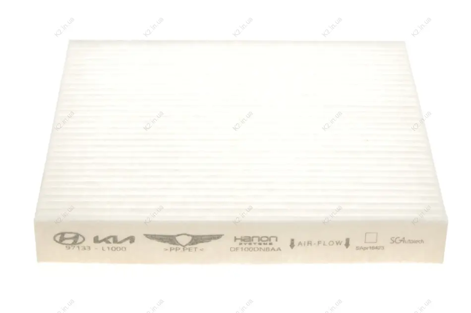 Фільтр повітряний двигуна KIA Hyundai, MOBIS 97133L1000 (фото 1)