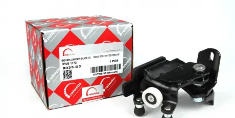 Середні ролики в скобі зсувних дверей Jumper3/Boxer3 (+кронштейн)) ROTWEISS RWS1172