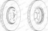 Тормозной диск FERODO DDF1670C1 (фото 3)