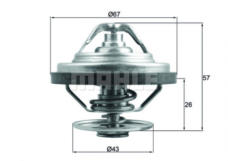 Термостат MAHLE KNECHT TX 158 83