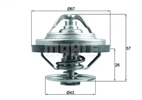 Термостат MAHLE KNECHT TX 158 83
