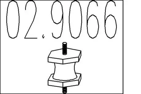 Монтажне кільце вихлопної системи (D (внутр.) - 41 мм; D (наружн.) - 53 мм; Висота - 5,2 мм) MTS 02.9066