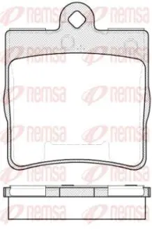 Колодки тормозные дисковые REMSA 0678.10