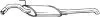 Глушник задня частина VW Passat B3/B4 (88-96) (279-461) BOSAL 279461 (фото 1)