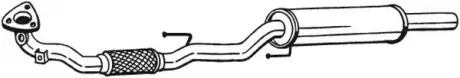 Резонатор SEAT Cordoba, Ibiza (02-15), Toledo (02-15), SKODA Fabia (01-14), SKOD BOSAL 281483