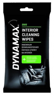 Влажные салфетки для очистки пластика и ткани DXI5 INTERIOR CLEANING WIPES (24шт) Dynamax 618497