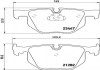 Гальмівні колодки зад. BMW 3(E46)/7(E38)/X5(E53) 94-11 (ATE) (122x58,2x17,3) HELLA 8DB355009-331 (фото 1)