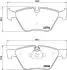Колодки тормозные передние BMW 3(E90)/1(E81) 04-13 (ATE) (154,8x63,6x20) HELLA 8DB355011-321 (фото 4)