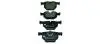 Тормозные колодки зад. BMW 5(E60)/5 (E61)/6 (E63)/6(E64) 2.0/3.0D 01-10 HELLA 8DB355010-471 (фото 1)
