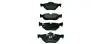 Тормозные колодки зад. BMW 3(E90)/1(E81) 04-13 (ATE) (123x43,6x17,3) HELLA 8DB355011-301 (фото 1)
