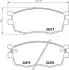Тормозные колодки перед Hyundai Accent/Kia Rio 05- (mando) HELLA 8DB355006-951 (фото 4)
